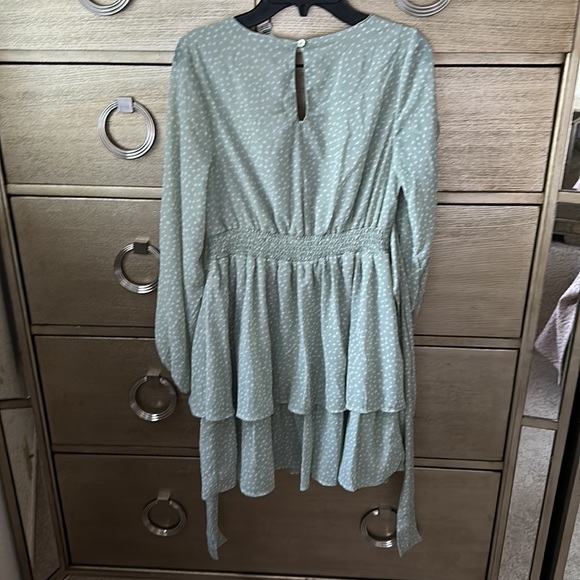 JAPNA Polka Dot -2 tiers skirt- Mini Dress - Picture 5 of 5